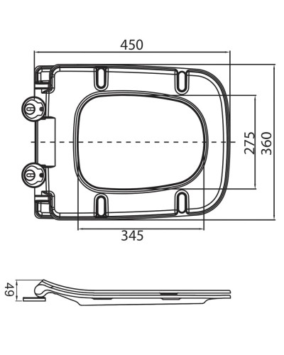 Сиденье для унитаза с микролифтом BelBagno Sela BB3201SC-MB