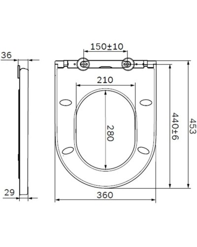 Сиденье для унитаза с микролифтом Am.Pm Spirit V2.0 C707858WH