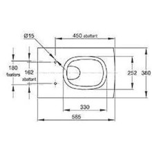 Сиденье для унитаза Jacob Delafon Stillness E6369-00 Белое с микролифтом
