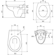 Сиденье для унитаза с микролифтом Pestan Basic 40006460S