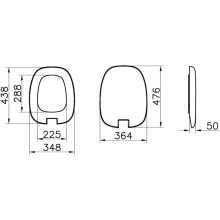 Сиденье для унитаза с микролифтом VitrA Plural 126-001-009