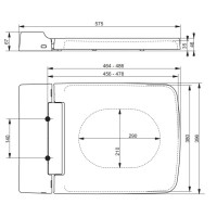 Сиденье для унитаза с микролифтом Toto SG TC501CVK#W