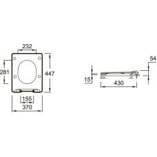 Сиденье для унитаза с микролифтом Jacob Delafon Grands Boulevards E23433-00-WMT