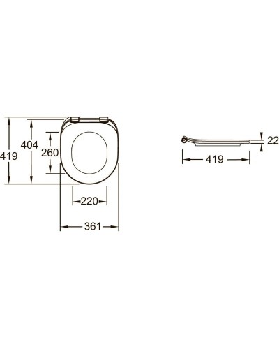 Сиденье для унитаза с микролифтом Jacob Delafon Cleo E24048-0