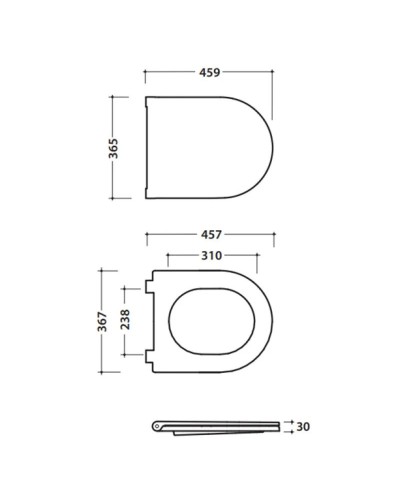 Сиденье для унитаза с микролифтом Globo Forty3 FOR20BI/CR