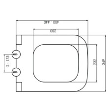 Сиденье для унитаза с микролифтом Boheme Bello 975-W