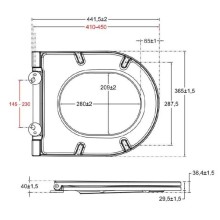 Сиденье для унитаза с микролифтом Allen Brau Fantasy 4.11005.31