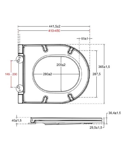 Сиденье для унитаза с микролифтом Allen Brau Fantasy 4.11005.AN