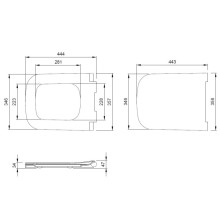 Сиденье для унитаза с микролифтом Allen Brau Infinity 4.21014.AN