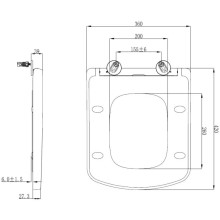 Сиденье для унитаза с микролифтом Allen Brau Liberty 4.33006.20