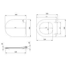 Сиденье для унитаза с микролифтом Allen Brau Priority 4.31004.31