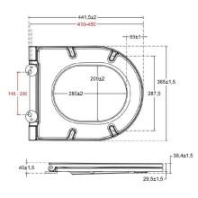 Сиденье для унитаза с микролифтом Allen Brau Fantasy 4.11005.IV