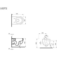 Сиденье для унитаза с микролифтом Ambassador Abner 102T20301S
