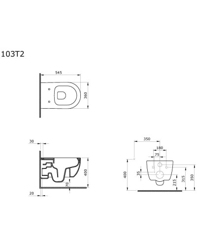 Сиденье для унитаза с микролифтом Ambassador Abner 102T20501S