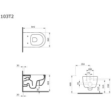 Сиденье для унитаза с микролифтом Ambassador Abner 102T20801S