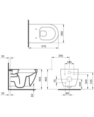 Сиденье для унитаза с микролифтом Ambassador Queen 112T20301