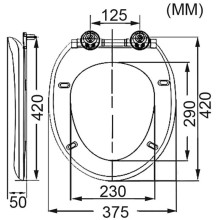 Сиденье для унитаза с микролифтом Art&Max Forli AM020SC