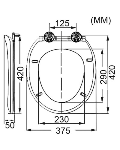 Сиденье для унитаза с микролифтом Art&Max Forli AM020SC