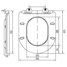 Сиденье для унитаза с микролифтом Art&Max Verona AM012SC
