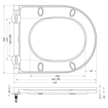 Сиденье для унитаза с микролифтом Art&Max Bari AM822SC