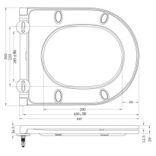 Сиденье для унитаза с микролифтом Art&Max Bari AM822SC
