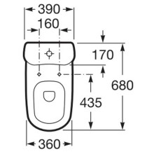 Крышка-сиденье с микролифтом Roca Giralda 801462004
