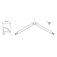 Декоративная планка Ravak 6 1100 XB441100001 Белая