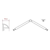 Набор заглушек и уголков Ravak 6 B440000001 Белый