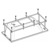 Монтажный комплект к ванне BeCool 180х80 см Roca ZRU9302786