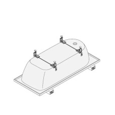 Комплект ножек для ванны Bette B23-1500