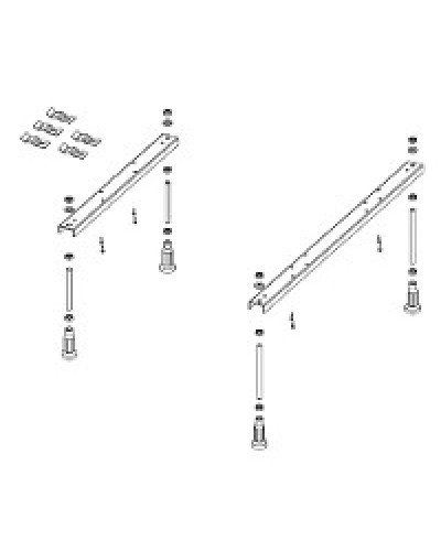 Ножки для ванн Riho 207097