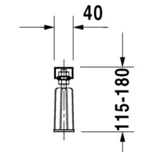 Ножки для ванн Duravit 790127000000000