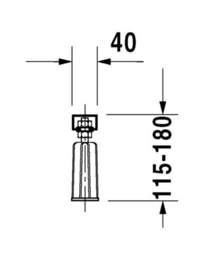Ножки для ванн Duravit 790127000000000