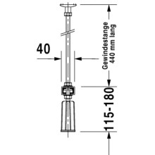 Ножки для ванн Duravit 790128000000000