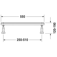 Ножки для ванн Duravit 790105000000000
