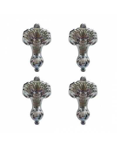 Ножки декоративные для отдельностоящей ванны Delice Vintage Хром комплект 4 шт