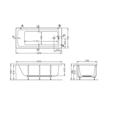 Торцевая панель 70 см Vitra Neon 51630001000