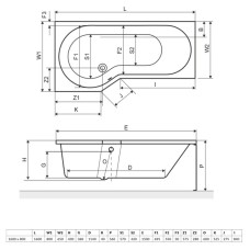 Торцевая панель 65 см Excellent Be Spot OBEX.BSB16.WH
