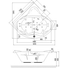Панель фронтальная 150 Excellent Konsul OBEX.KON15WH