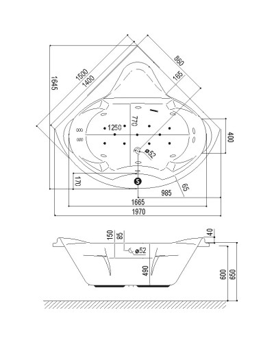 Панель фронтальная 150 Excellent Konsul OBEX.KON15WH