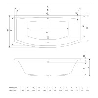 Торцевая панель 75 см Excellent Kreo OBEX.075.58WH