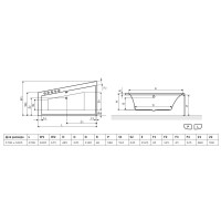 Торцевая панель 67,5 см Excellent Sfera OBEX.067.58WH