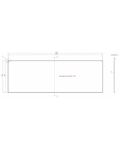 Панель фронтальная 180 см Astra-Form 02010013