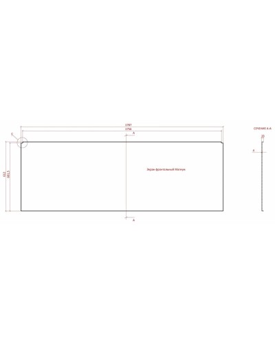 Панель фронтальная 180 см Astra-Form Магнум 02010008