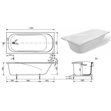Торцевая панель 80 см Эстет Альфа FP00001365