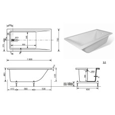 Торцевая панель 75 см Эстет Дельта FP00004722