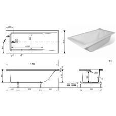 Торцевая панель 80 см Эстет Дельта FP00011807