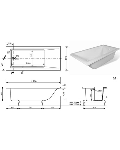 Торцевая панель 80 см Эстет Дельта FP00011807