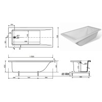 Панель фронтальная 150 см Эстет Дельта FP00000933