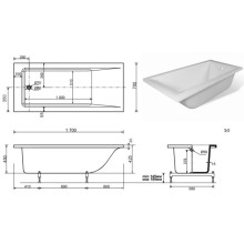 Панель фронтальная 170 см Эстет Дельта FP00000939